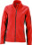 James & Nicholson - Ladies‘ Workwear Microfleece Jacket (red/black)