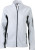 James & Nicholson - Ladies‘ Workwear Microfleece Jacket (white/carbon)