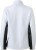 James & Nicholson - Damen Workwear Microfleece Jacke (white/carbon)