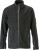 James & Nicholson - Herren Workwear Microfleece Jacke (black/carbon)