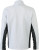 James & Nicholson - Herren Workwear Microfleece Jacke (white/carbon)