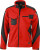 James & Nicholson - Workwear Sommer Softshell Jacke (red/black)