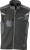 James & Nicholson - Workwear Summer Softshell Gilet (black/carbon)