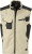 James & Nicholson - Workwear Summer Softshell Gilet (stone/black)