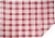 James & Nicholson - Fleece Blanket Checked (wine/off-white)