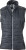 James & Nicholson - Ladies‘ Hybrid Gilet (black/silver)