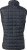 James & Nicholson - Ladies‘ Hybrid Gilet (black/silver)