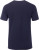 James & Nicholson - Herren Bio T-Shirt mit Rollsaum (navy)
