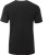 James & Nicholson - Herren Bio T-Shirt mit Rollsaum (black)
