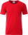 James & Nicholson - Men's T-Shirt Organic (red)