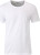 James & Nicholson - Herren Bio T-Shirt mit Rollsaum (white)