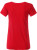 James & Nicholson - Ladies' Pocket T-Shirt Organic (red)