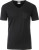 James & Nicholson - Men's Pocket V-Neck T-Shirt Organic (black)