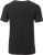 James & Nicholson - Herren Bio V-Neck T-Shirt mit Brusttasche (black)