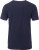 James & Nicholson - Herren Bio V-Neck T-Shirt mit Brusttasche (navy)