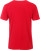 James & Nicholson - Herren Bio V-Neck T-Shirt mit Brusttasche (red)