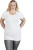 Promodoro - Women’s Slim Fit V-Neck-T Long (white)