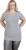 Promodoro - Women’s Slim Fit V-Neck-T Long (sports grey)