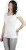 Promodoro - Women’s Slim Fit V-Neck-T Long (white)