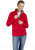 Promodoro - Women‘s Double Fleece Jacket (red-light grey)