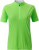 James & Nicholson - Ladies' Bike-T Half Zip (bright green/white)