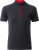 James & Nicholson - Men's Bike-T Half Zip (titan/tomato)