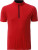 James & Nicholson - Men's Bike-T Half Zip (tomato/black)