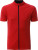 James & Nicholson - Herren Full Zip Radtrikot (tomato/black)