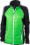 James & Nicholson - Ladies' Hybrid Jacket (black/green/white)