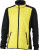 James & Nicholson - Men's Hybrid Jacket (black/yellow/black)