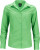 James & Nicholson - Ladies' Business Popline Shirt longsleeve (lime green)