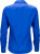 James & Nicholson - Popeline Business Bluse langarm (royal)