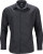 James & Nicholson - Men's Business Popline Shirt longsleeve (black)