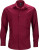 James & Nicholson - Men's Business Popline Shirt longsleeve (wine)