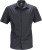 James & Nicholson - Men's Business Popline Shirt shortsleeve (black)