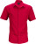 James & Nicholson - Men's Business Popline Shirt shortsleeve (red)