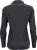 James & Nicholson - Ladies` Popline Shirt Slim Fit (black)