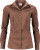 James & Nicholson - Ladies` Popline Shirt Slim Fit (brown)