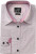 James & Nicholson - Popline Shirt "Diamonds" (white/red)