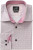 James & Nicholson - Popline Shirt "Diamonds" (white/red)