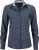 James & Nicholson - Popline Shirt "Dots" (navy/white)