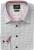 James & Nicholson - Popline Shirt "Dots" (white/titan)