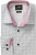 James & Nicholson - Popeline Hemd "Tupfen" (white/titan)