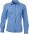 James & Nicholson - Popeline Bluse langarm (aqua)