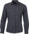 James & Nicholson - Popeline Bluse langarm (carbon)