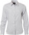 James & Nicholson - Popeline Bluse langarm (light grey)