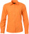 James & Nicholson - Popeline Bluse langarm (orange)