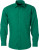 James & Nicholson - Popline Shirt longsleeve (irish green)