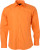 James & Nicholson - Popeline Hemd langarm (orange)