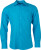 James & Nicholson - Popline Shirt longsleeve (turquoise)